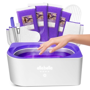 image:imageELLA BELLA Paraffin Wax Machine for Hand and Feet Wax Warmer amp Refill Kit  EverythinginOne Kit Paraffin Wax Refills Mitts amp Booties Soothing AtHome Spa ReliefViolet