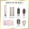 image:imageELLA BELLA 6in1 Hot Air Styler Champagne amp Heat Protectant Spray  Hair Dryer amp Straightener Set  Fast Drying Curling Volumizing Straightening  Travel Case Included  UV Shield Protection