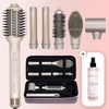 image:imageELLA BELLA 6in1 Hot Air Styler Champagne amp Heat Protectant Spray  Hair Dryer amp Straightener Set  Fast Drying Curling Volumizing Straightening  Travel Case Included  UV Shield Protection