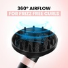image:imageELLA BELLA Air Styler Diffuser Attachment Vented Hair Diffuser Black