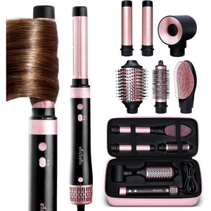 image:imageELLA BELLA 6 in 1 Professional Hot Air Styler amp Straightener Fast DryingBlackRose Gold